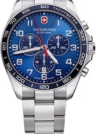 Швейцарские наручные  мужские часы Victorinox Swiss Army 241901. Коллекция Fieldforce Chrono