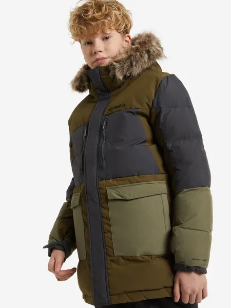 Куртка утепленная для мальчиков Columbia Marquam Peak Fusion Parka, Зеленый