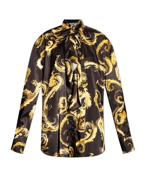 Рубашка с галстуком Versace Jeans Couture, мультиколор