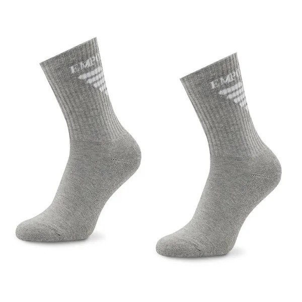 Носки Emporio Armani, 2 шт, серый