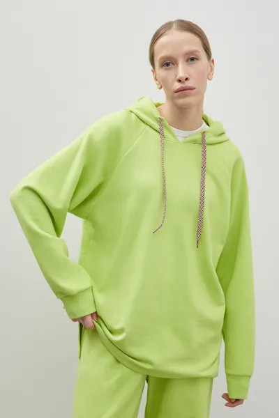 Худи женское Finn Flare FBD110119 зеленое S