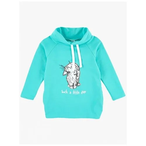 Толстовка Mini Maxi, 3827, цвет бирюзовый, размер 116