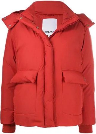Kenzo пуховик с капюшоном