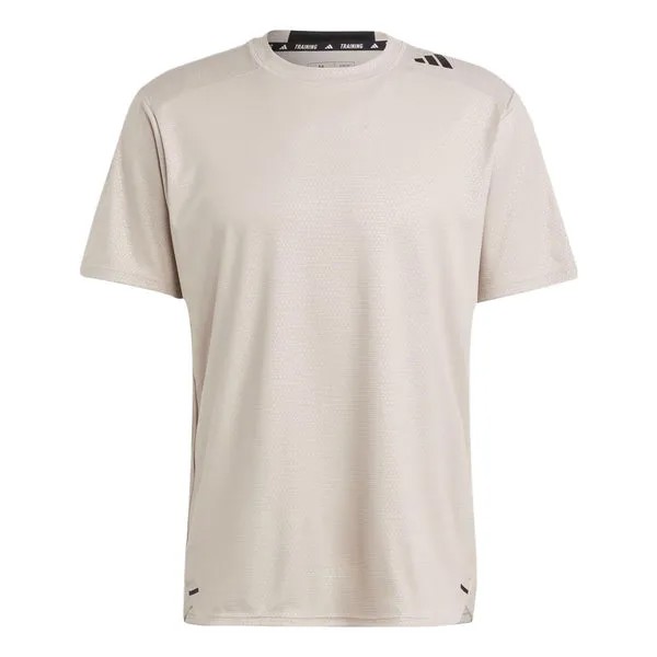 Футболка adidas D4T Strength Workout T-Shirt 'Wonder Beige', бежевый