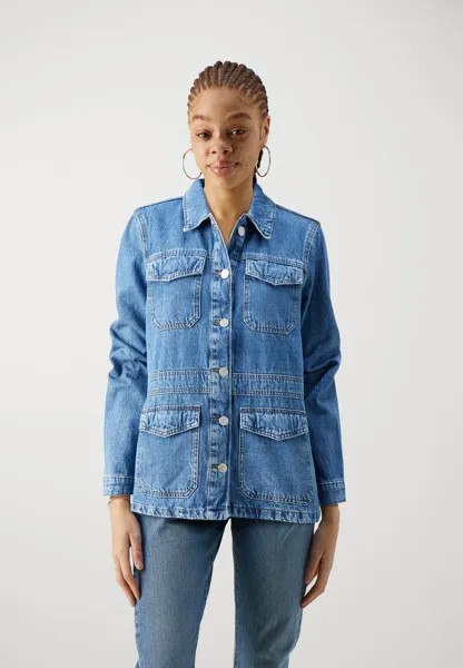 Джинсовая куртка PCSKY POCKET JACKET Pieces, цвет medium blue denim