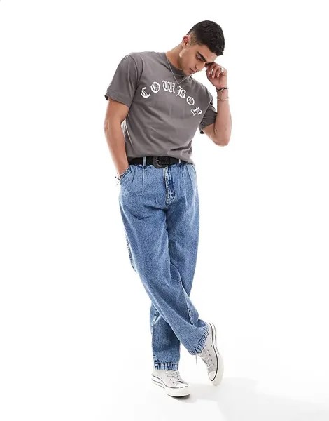 Levi's – XX – Синие джинсы прямого свободного кроя со складками