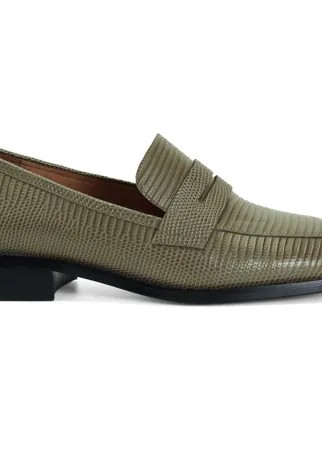 Лоферы женские Ekonika EN6077-06-21L зеленые 39.5 RU