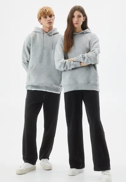 Толстовка Basic Colored PULL&BEAR, цвет grey