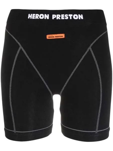Heron Preston облегающие шорты с логотипом