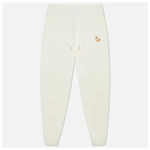 Мужские брюки Maison Kitsune Chillax Fox Patch Classic Jog белый , Размер L