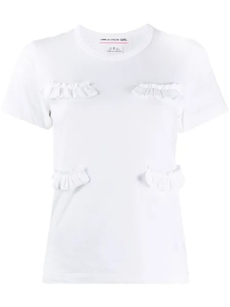 Comme Des Garçons Girl футболка с оборками