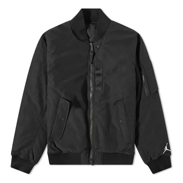 Куртка Air Jordan Button Zipper Jacket Men's Black, черный