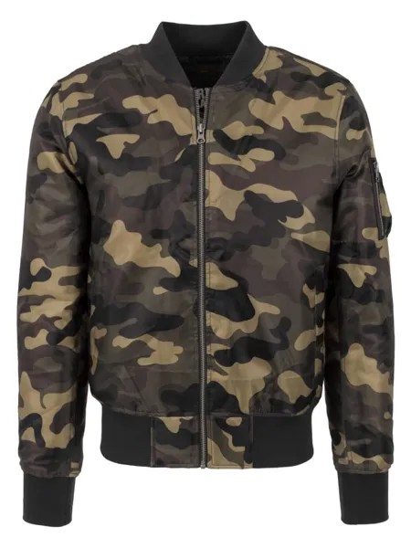 Переходная куртка Urban Classics, цвет wood camo