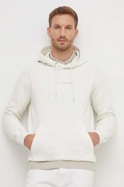 Хлопковая толстовка Dave Hoodie Pepe Jeans, бежевый