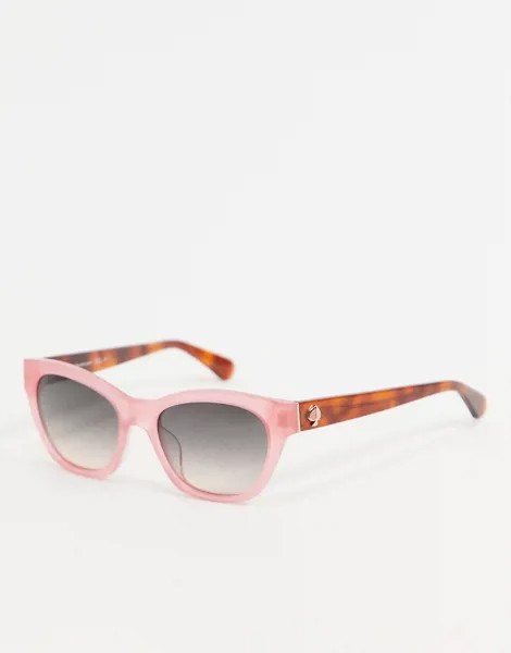 Солнцезащитные очки в розовой оправе Kate Spade Jerri-Розовый цвет