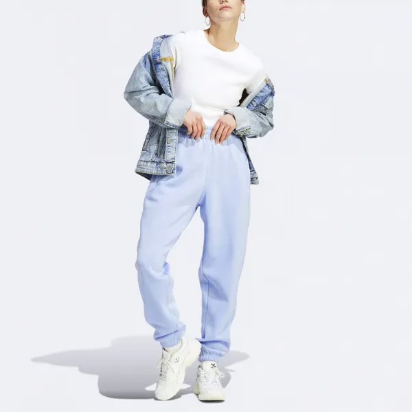 Adidas Originals Женские трикотажные спортивные штаны, цвет Blue Dawn