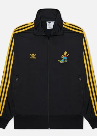 Мужская олимпийка adidas Originals x The Simpsons Firebird, цвет чёрный, размер XXS
