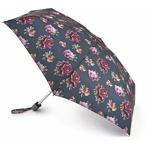 Зонт женский механика Fulton L501-3949 SteelRoses (Стальные розы)