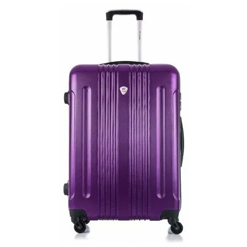 Умный чемодан L'case, 100 л, размер L, фиолетовый