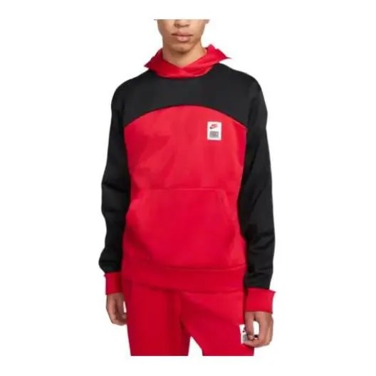 Толстовка Nike Therma pullover hoodie 'Red', красный