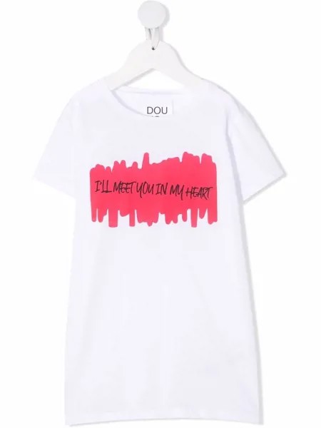 Douuod Kids футболка с надписью