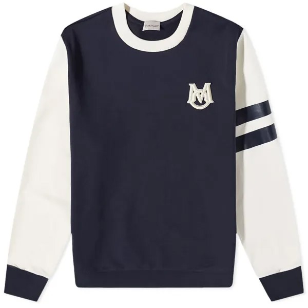 Толстовка Moncler Heritage Logo Crew Sweat