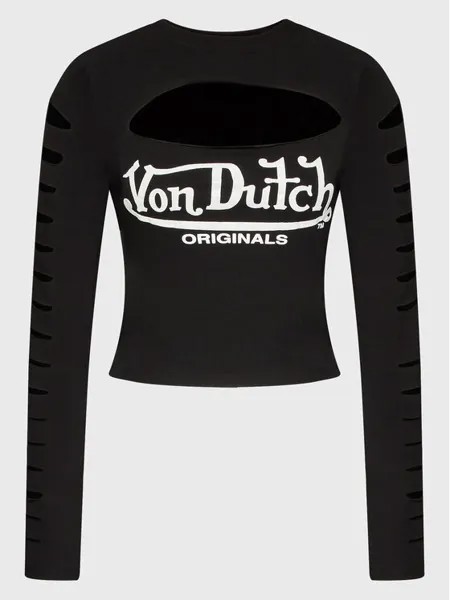 Блуза стандартного кроя Von Dutch, черный