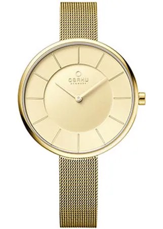 Fashion наручные  женские часы Obaku V185LXGGMG. Коллекция Mesh