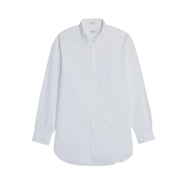 Двухслойная рубашка из сукна Engineered Garments 100s BD 19 века, белая