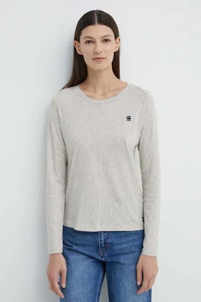 Лонгслив G-Star Raw, бежевый