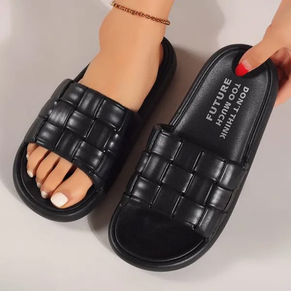 Сланцы минималистичный плетеный