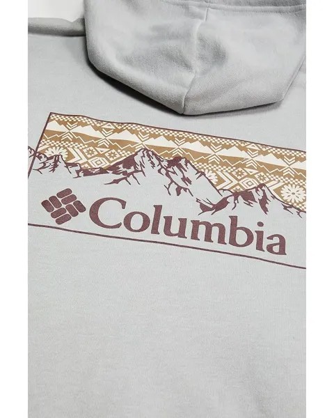 Худи Columbia Big & Tall Trek Graphic Hoodie, цвет Columbia Grey Heather/Checkered Range Graphic