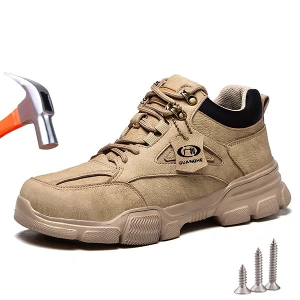 2022 защитная Рабочая обувь для мужчин и женщин, неразрушаемые рабочие кроссовки, кевларовая стелька, защитная обувь со стальным носком