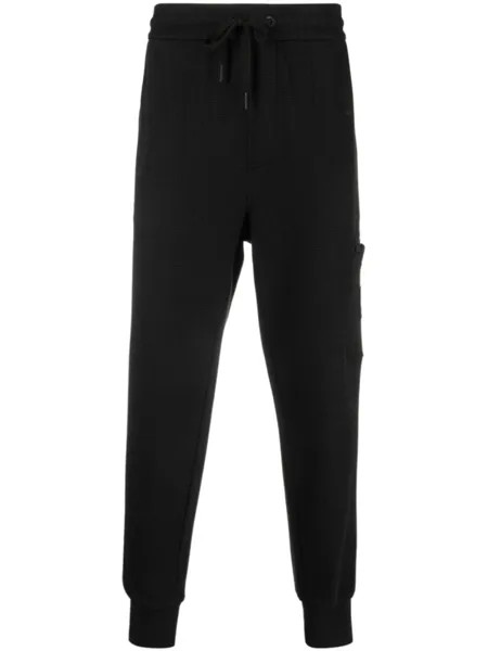 Calvin Klein Jeans спортивные брюки с нашивкой-логотипом, черный