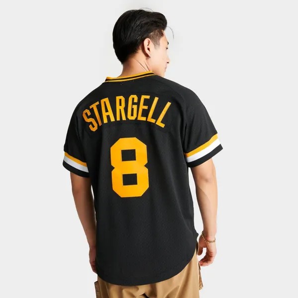 Мужская бейсбольная майка Mitchell & Ness Pittsburgh Pirates MLB Willie Stargell 1982 года, черный