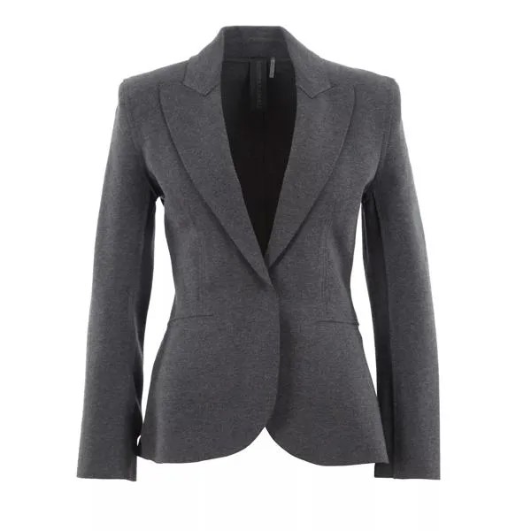 Куртка blazer dark heather Norma Kamali, серый