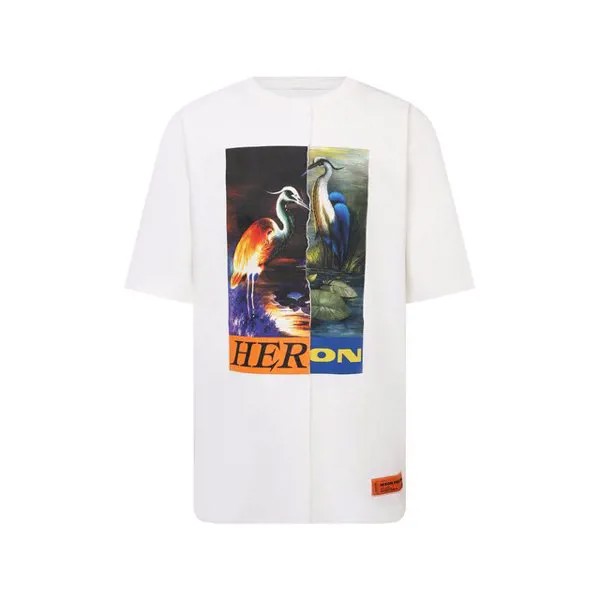Хлопковая футболка Heron Preston