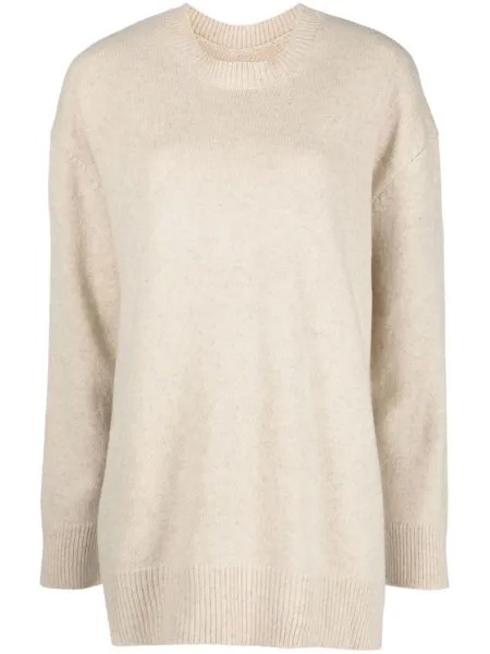 Jil Sander джемпер из смесовой шерсти, нейтральный цвет