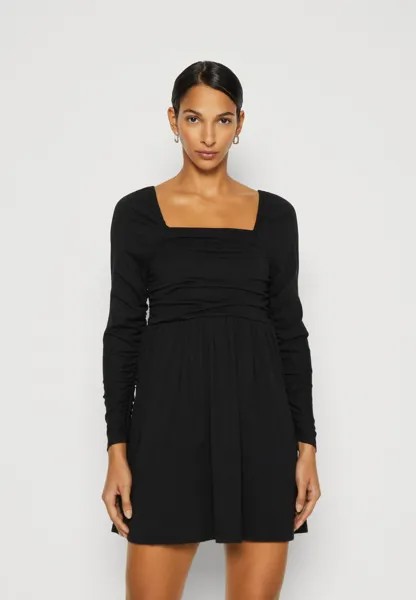 Платье из джерси RUCHED MINI GAP, черный