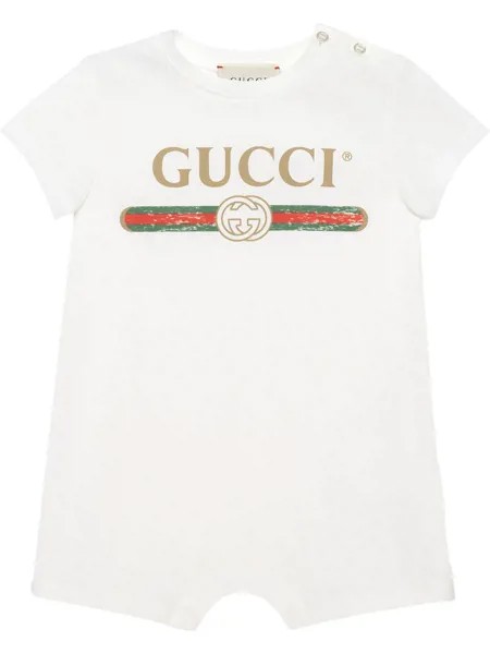 Gucci Kids пижама с логотипом Gucci