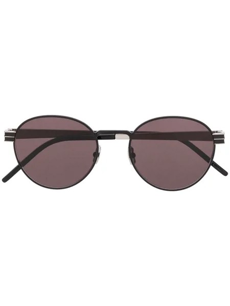 Saint Laurent Eyewear солнцезащитные очки в круглой оправе