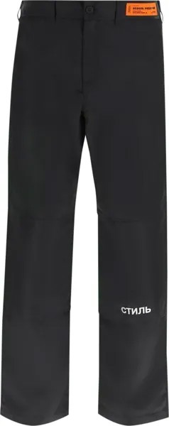 Брюки Heron Preston CTNMB Nylon Hiking Pant 'Black', черный