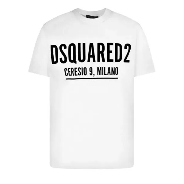 Футболка cotton t-shirt Dsquared2, белый