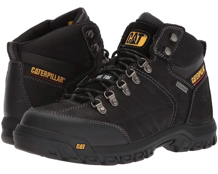 Черные водонепроницаемые рабочие ботинки Caterpillar THRESHOLD ST со стальным носком P90936