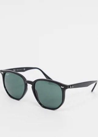 Черные солнцезащитные очки в шестигранной оправе Ray-ban ORB4306-Черный