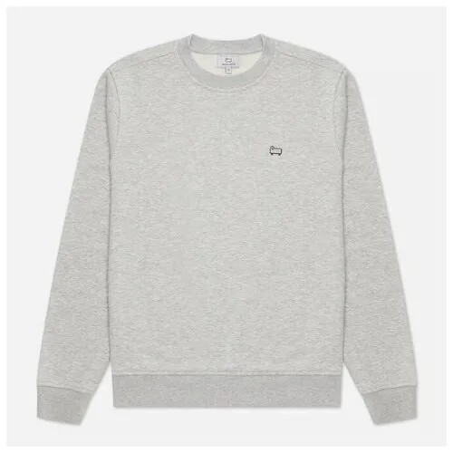 Мужская толстовка Woolrich Light Classic Crew Neck серый, Размер S