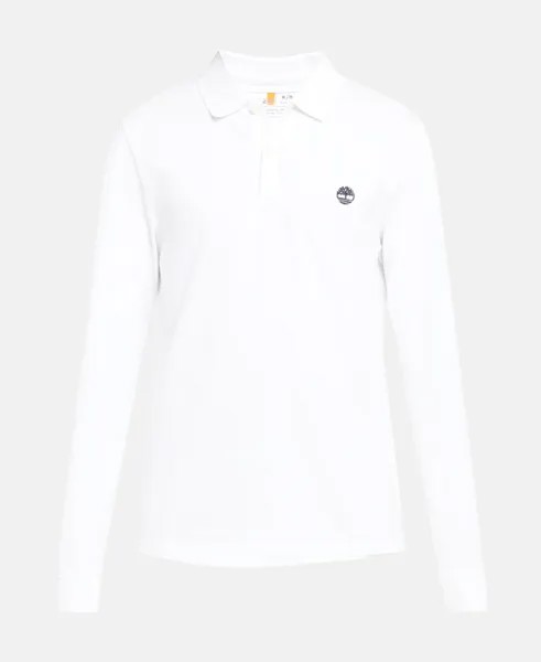 Рубашка поло с длинными рукавами Timberland, белый