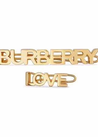 Burberry набор заколок для волос с логотипом