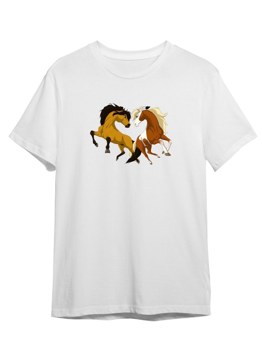 Футболка унисекс СувенирShop Спирит/Душа прерий/Мультфильм 7 белая XS