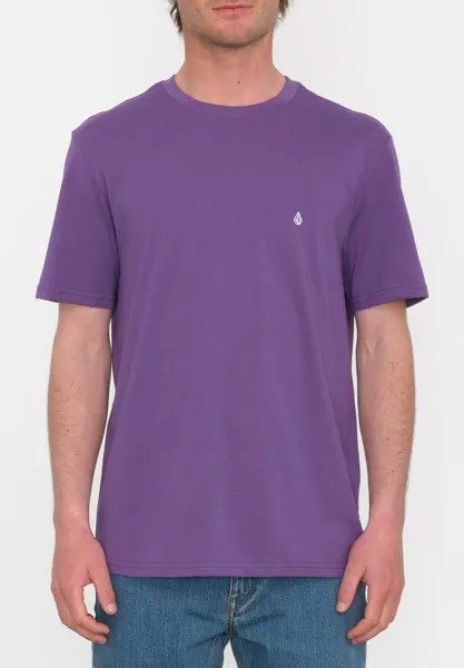 Футболка базовая STONE BLANKS Volcom, цвет deep purple